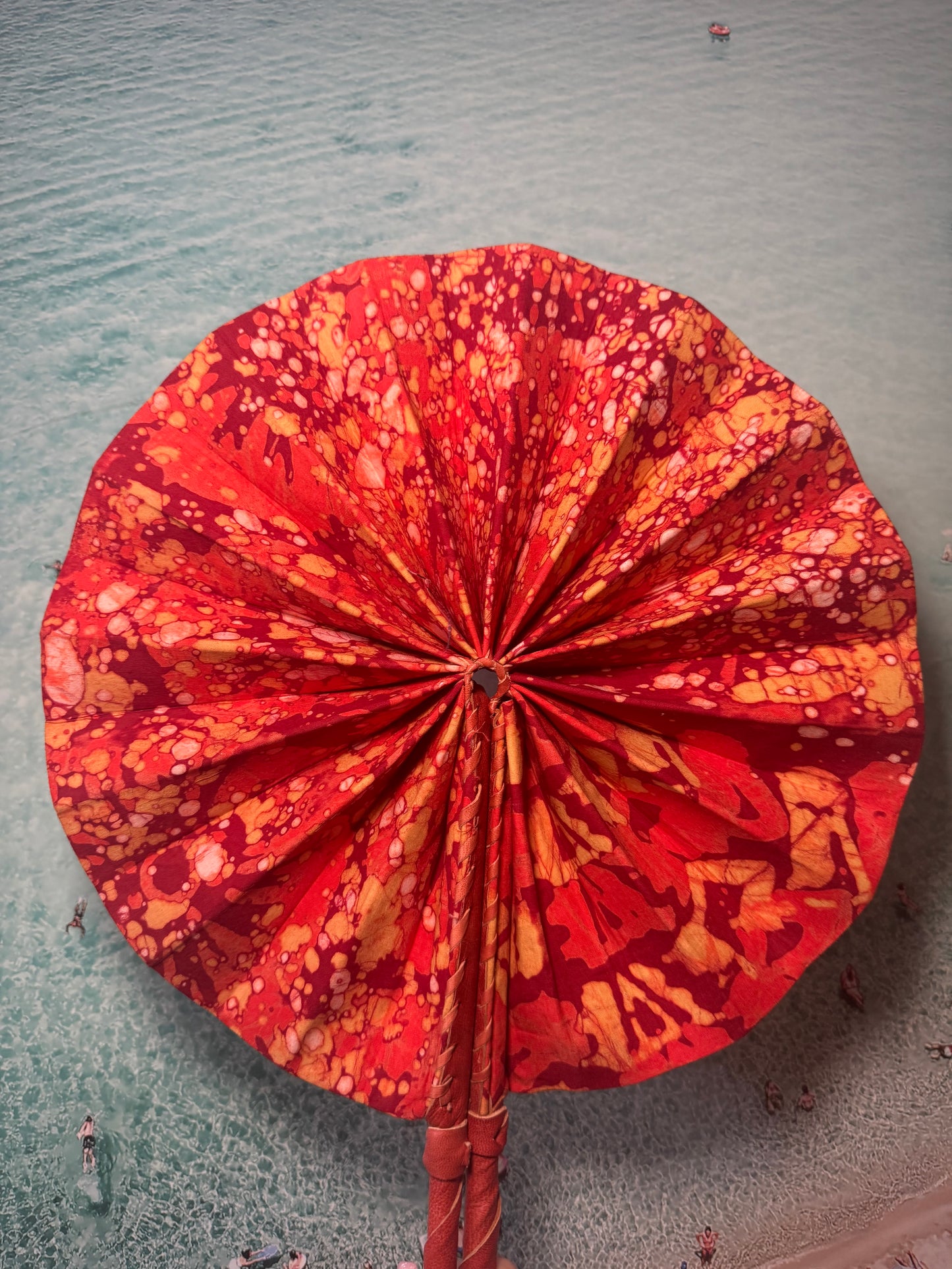 Orange fan