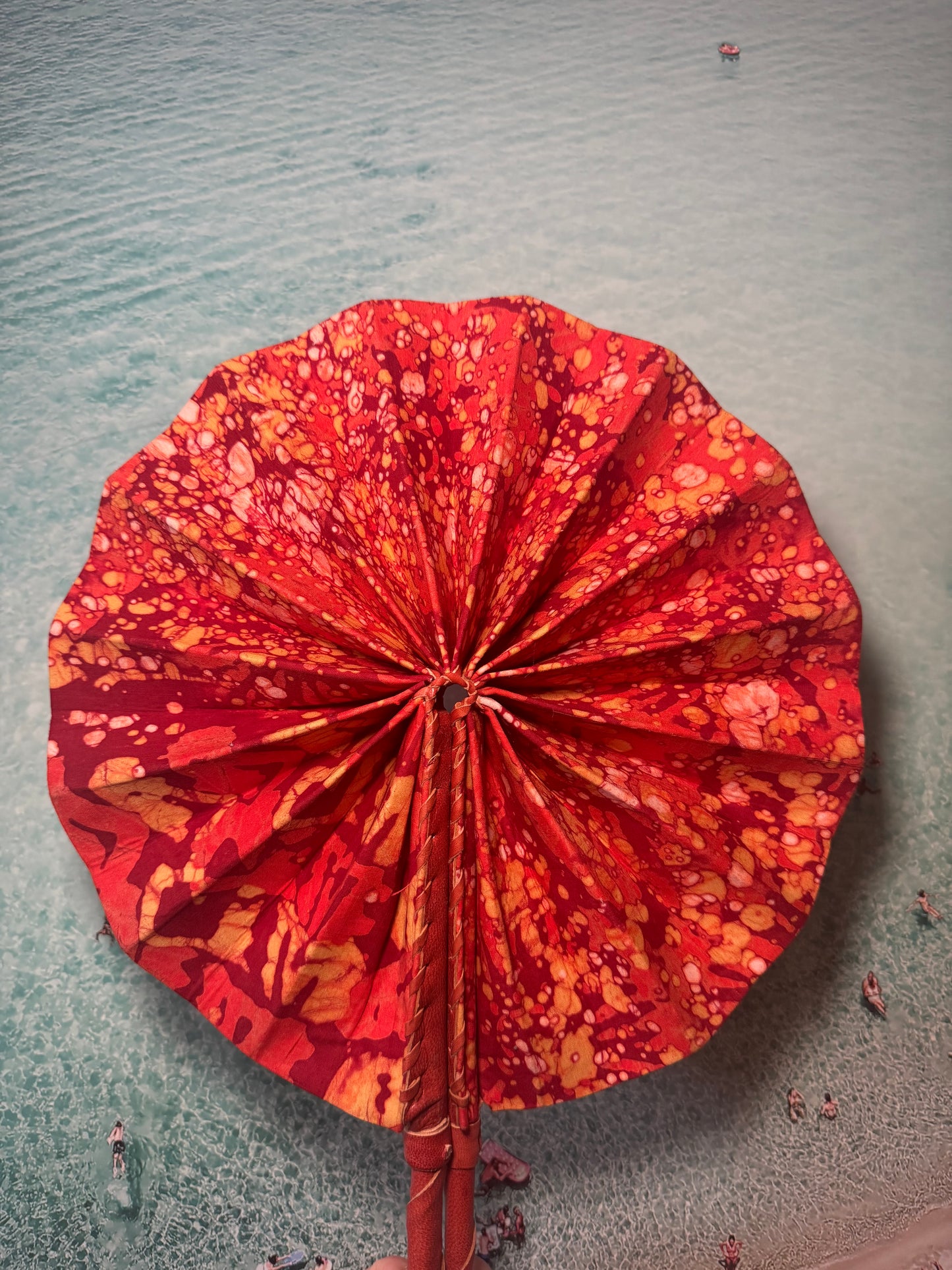 Orange fan