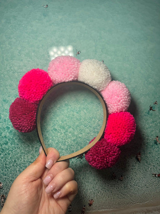Pink ombré crown